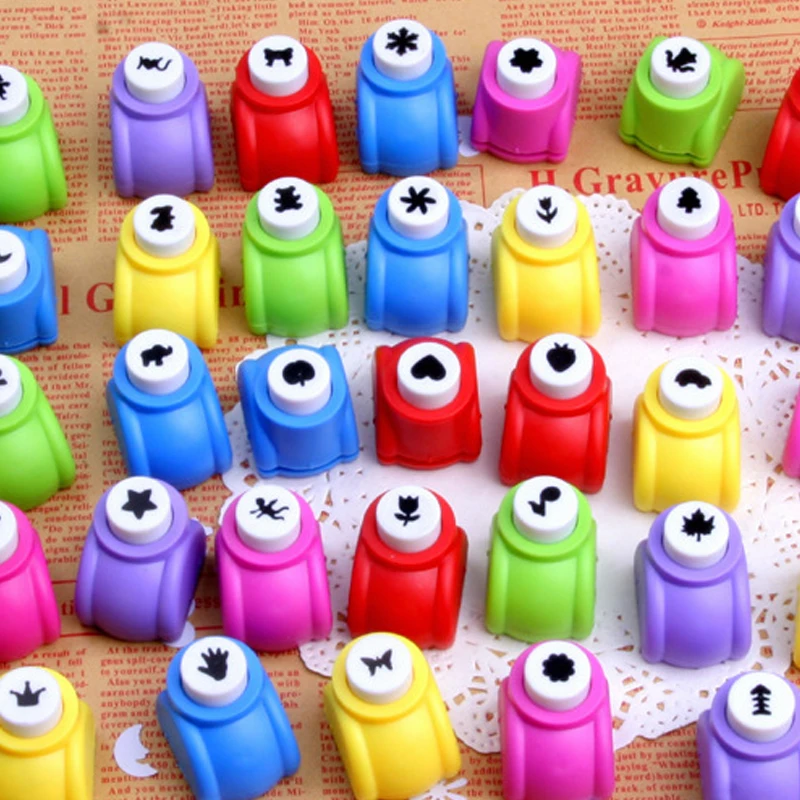 Mini Flower Hole Punch Tool for DIY Scrapbooking, Card Making, Paper Crafts - 3/5/7mm Handmade Calico Puncher