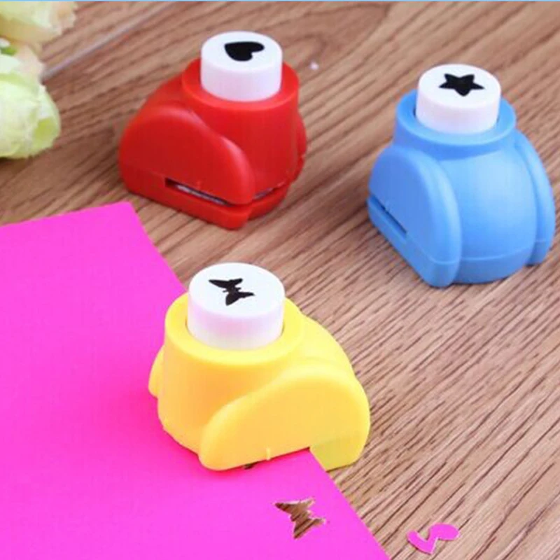Mini Flower Hole Punch Tool for DIY Scrapbooking, Card Making, Paper Crafts - 3/5/7mm Handmade Calico Puncher