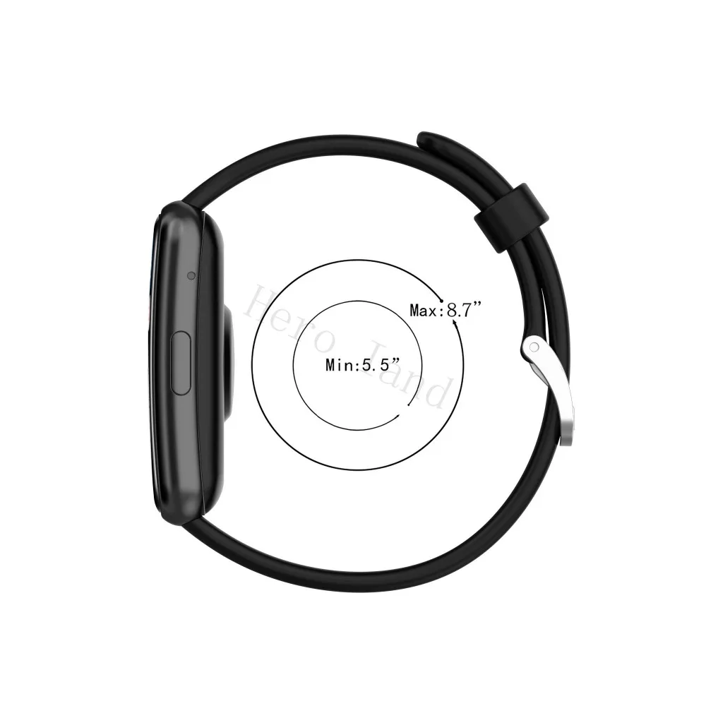 Sport Silicone Watchband For Huawei Watch Fit Strap Original SmarwatchWriststrap Belt Bracelet Printing Accessories with tool