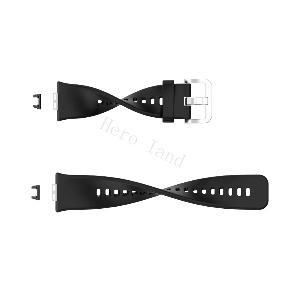 Sport Silicone Watchband For Huawei Watch Fit Strap Original SmarwatchWriststrap Belt Bracelet Printing Accessories with tool