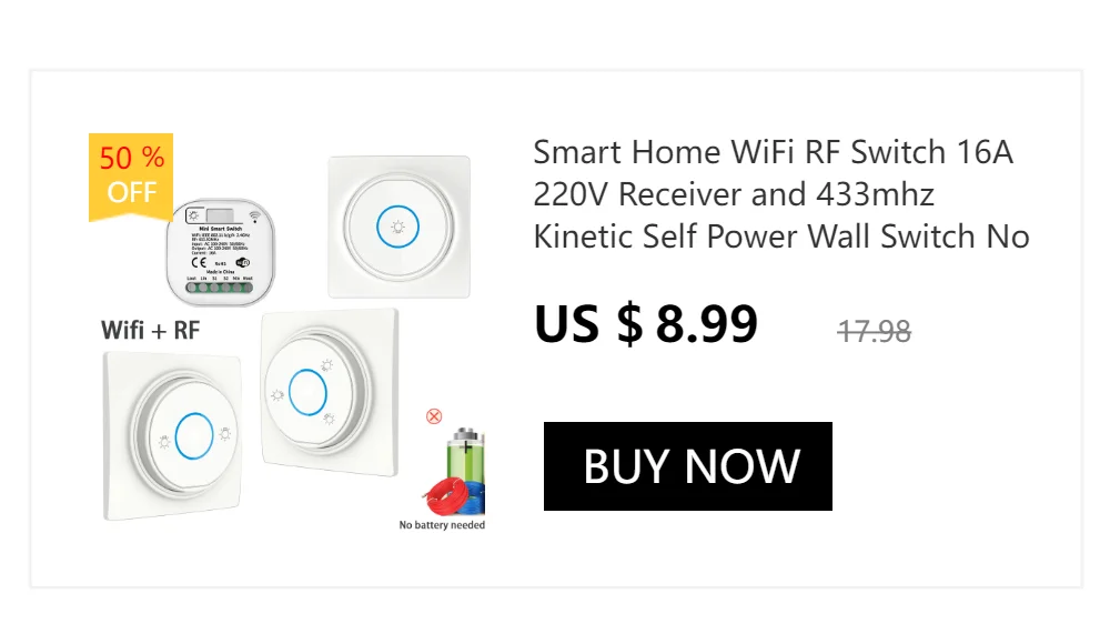 Diese 86 Switch Panel ON/OFF Touch Switch Wireless Light Switch 433Mhz Remote Control ,AC 85V~240V 10A Interruptor for Lighting