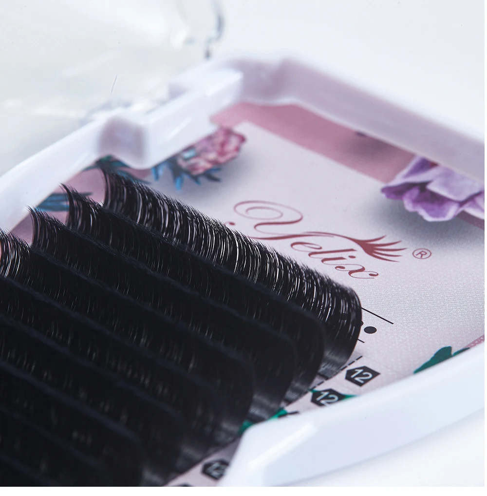 Easy Fanning Lashes 8-25mm Volume Russe Autofan Cilios Soft Professional Eyelash Extension Faux Natural Individual Eyelashes