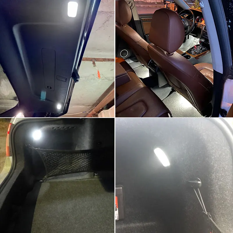 1/2/10PCS Canbus LED Trunk Boot Lights Lamp White For Skoda Octavia Fabia Superb Roomster Kodiaq Led Luggage Compartment Light
