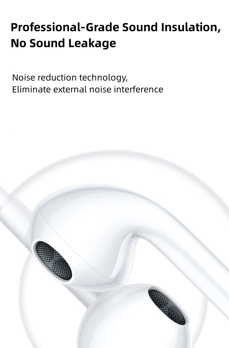 Type C 3.5mm Wired Earphones For in-ear Redmi Note Xiaomi 17 15 14 13 12 11 Pro Headphones Headset Samsung Huawei Phone Tablet