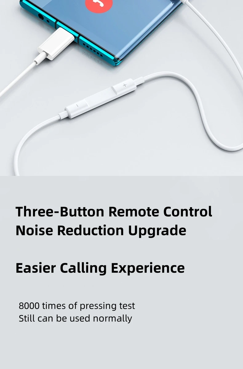 Type C 3.5mm Wired Earphones For in-ear Redmi Note Xiaomi 17 15 14 13 12 11 Pro Headphones Headset Samsung Huawei Phone Tablet