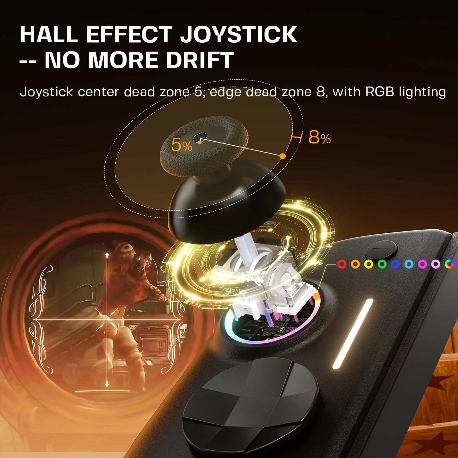 NYXI Hyperion 3 Wireless JoyPad for Switch 2 + Carrying Case + 4-in-1 RGB Charger