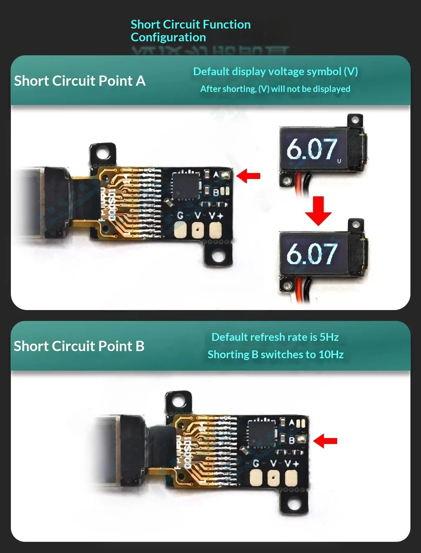The Smallest Ever 0.5 Inch OLED Digital Voltmeter 0-30V Ultra Thin High Precision 2/3 Wire New Arrival