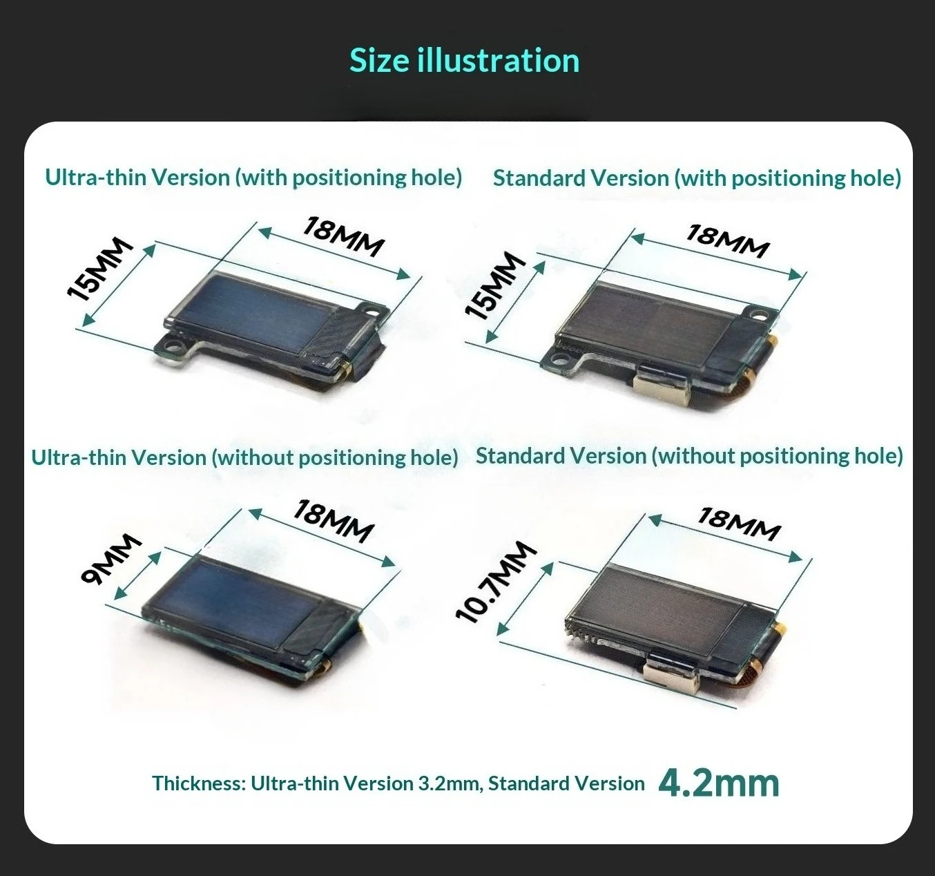The Smallest Ever 0.5 Inch OLED Digital Voltmeter 0-30V Ultra Thin High Precision 2/3 Wire New Arrival