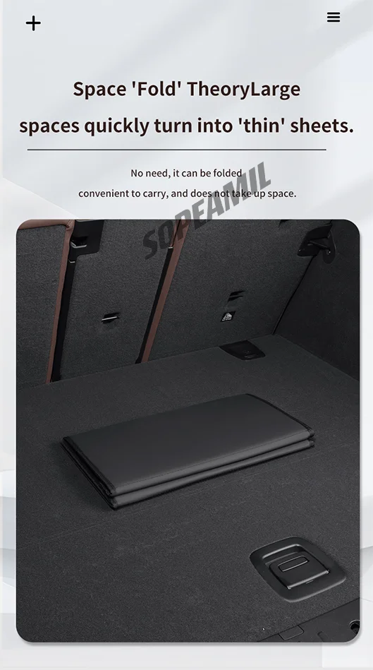 For Cupra Ateca Born Leon IBIZA Raval Formentor Terramar Tavascan Car Trunk Storage Box Capacity Foldable Stowing Tidying Bag