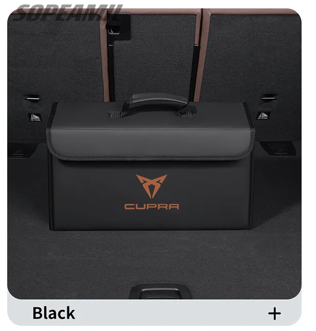 For Cupra Ateca Born Leon IBIZA Raval Formentor Terramar Tavascan Car Trunk Storage Box Capacity Foldable Stowing Tidying Bag