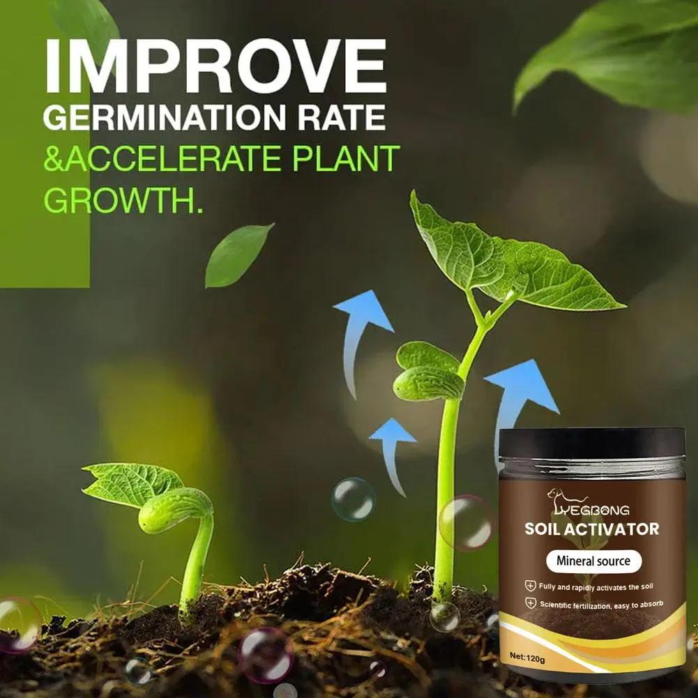 Soil Activator Organic Mineral Soil Loosening Agent Prevent Soil Hardness Promote Rooting Plant Fertilizer Garden Plant Care