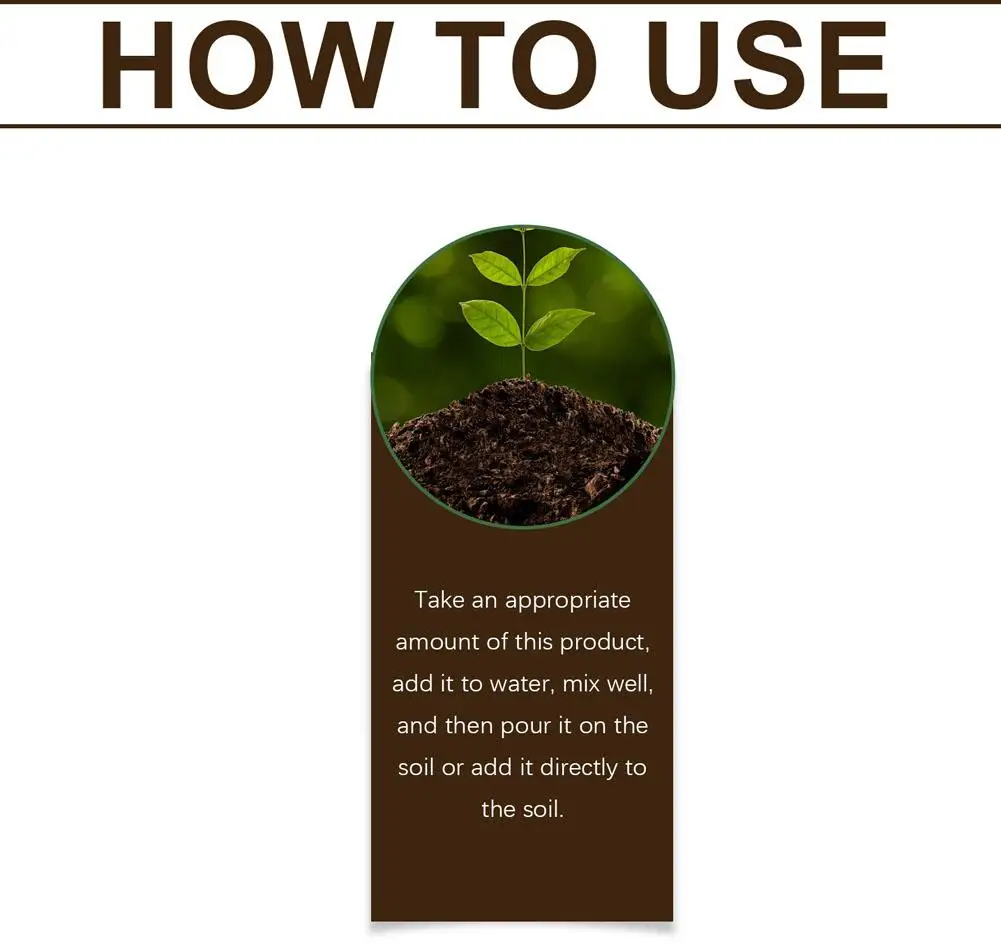 Soil Activator Organic Mineral Soil Loosening Agent Prevent Soil Hardness Promote Rooting Plant Fertilizer Garden Plant Care