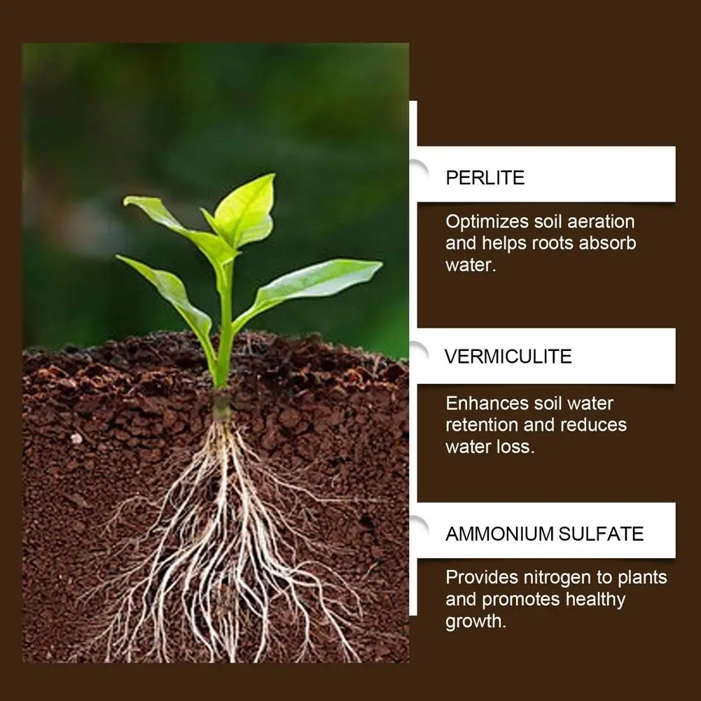 Soil Activator Organic Mineral Soil Loosening Agent Prevent Soil Hardness Promote Rooting Plant Fertilizer Garden Plant Care