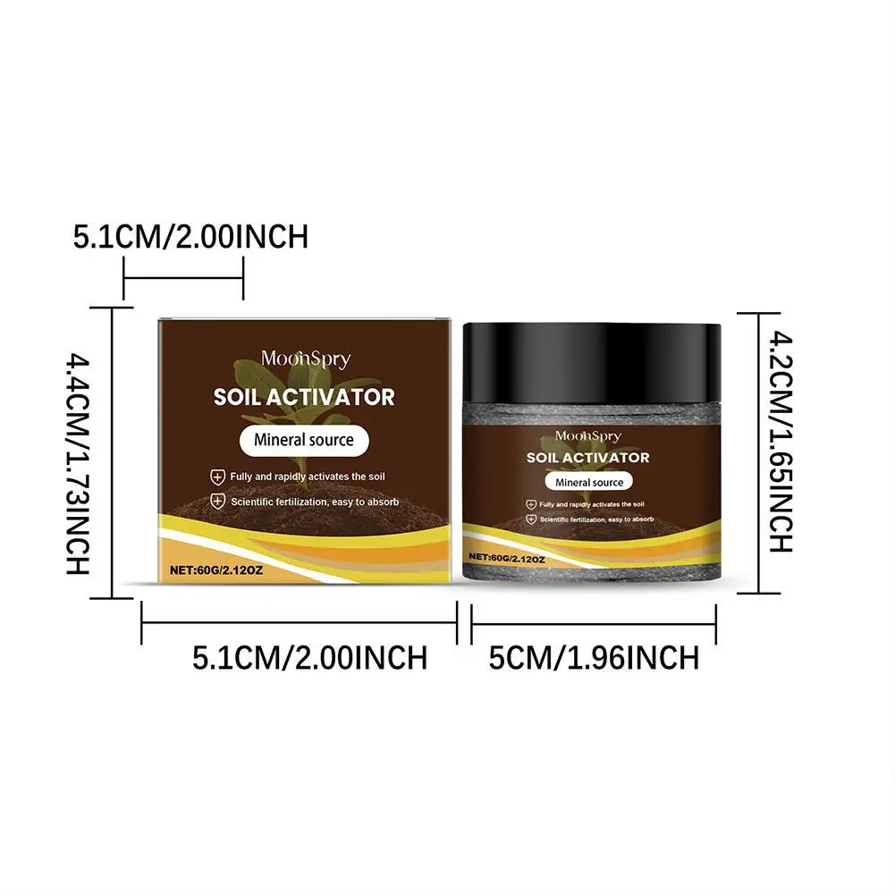Soil Activator Organic Mineral Soil Loosening Agent Prevent Soil Hardness Promote Rooting Plant Fertilizer Garden Plant Care