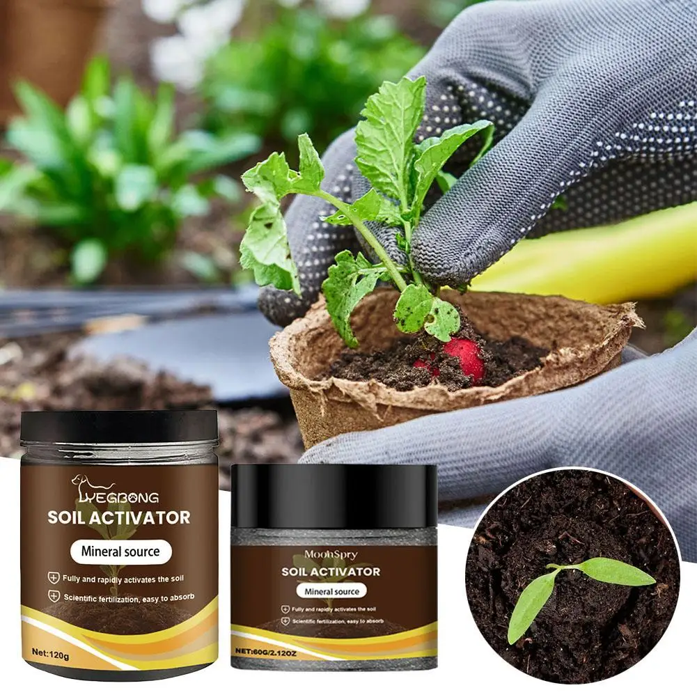 Soil Activator Organic Mineral Soil Loosening Agent Prevent Soil Hardness Promote Rooting Plant Fertilizer Garden Plant Care