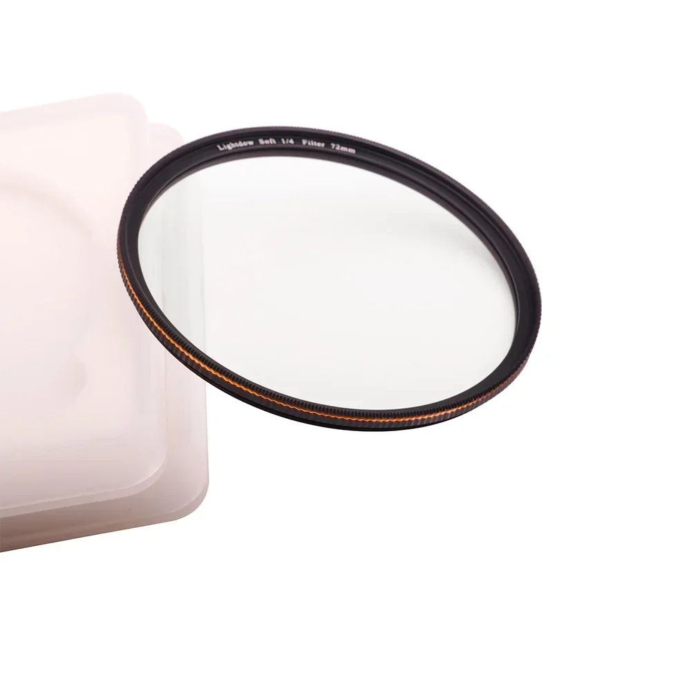 Lightdow White Soft Lens Filter 1/4 1/8 Fit 52 55 58 62 67 72 77 82mm Soft Filter White Mist Soft Focus Dreamy Cinematic Effect
