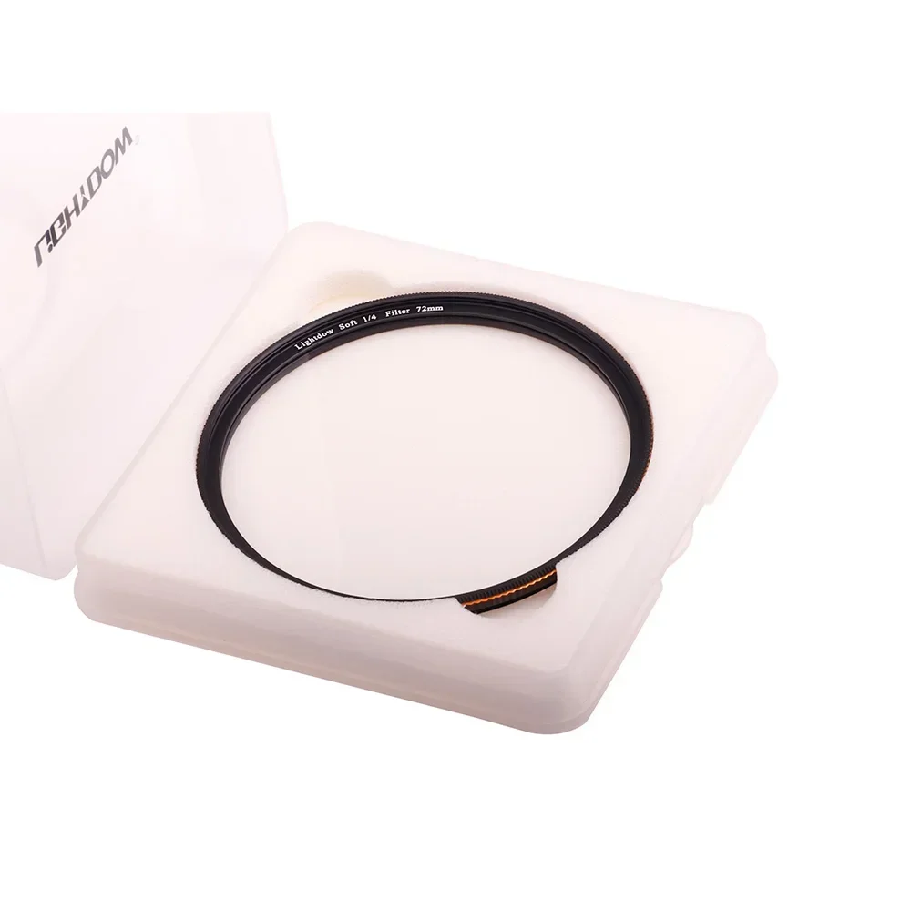 Lightdow White Soft Lens Filter 1/4 1/8 Fit 52 55 58 62 67 72 77 82mm Soft Filter White Mist Soft Focus Dreamy Cinematic Effect