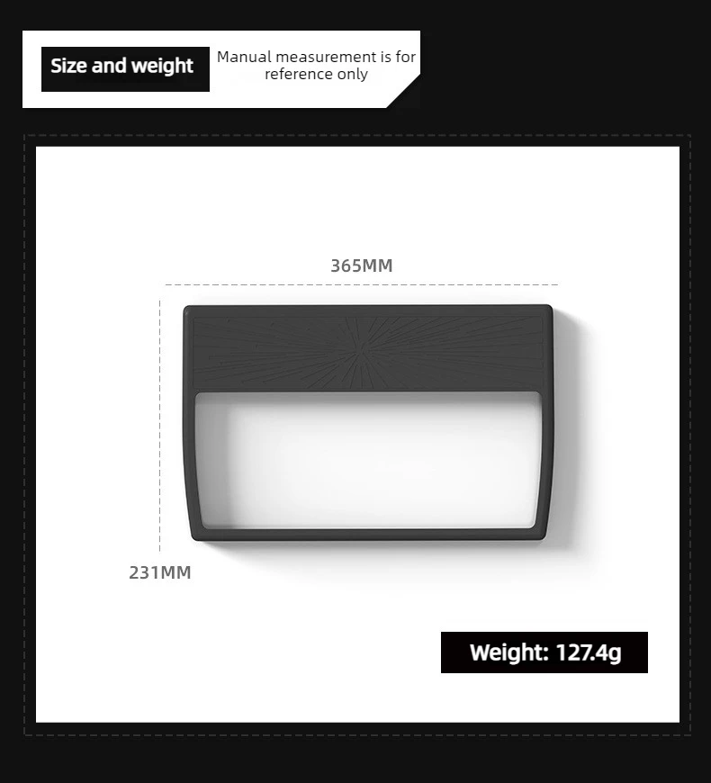 for Tesla Model Y L Juniper 2026 16inch Center Console Screen Protection Frame Strip White Screen Edge Protector TSL YL Standard