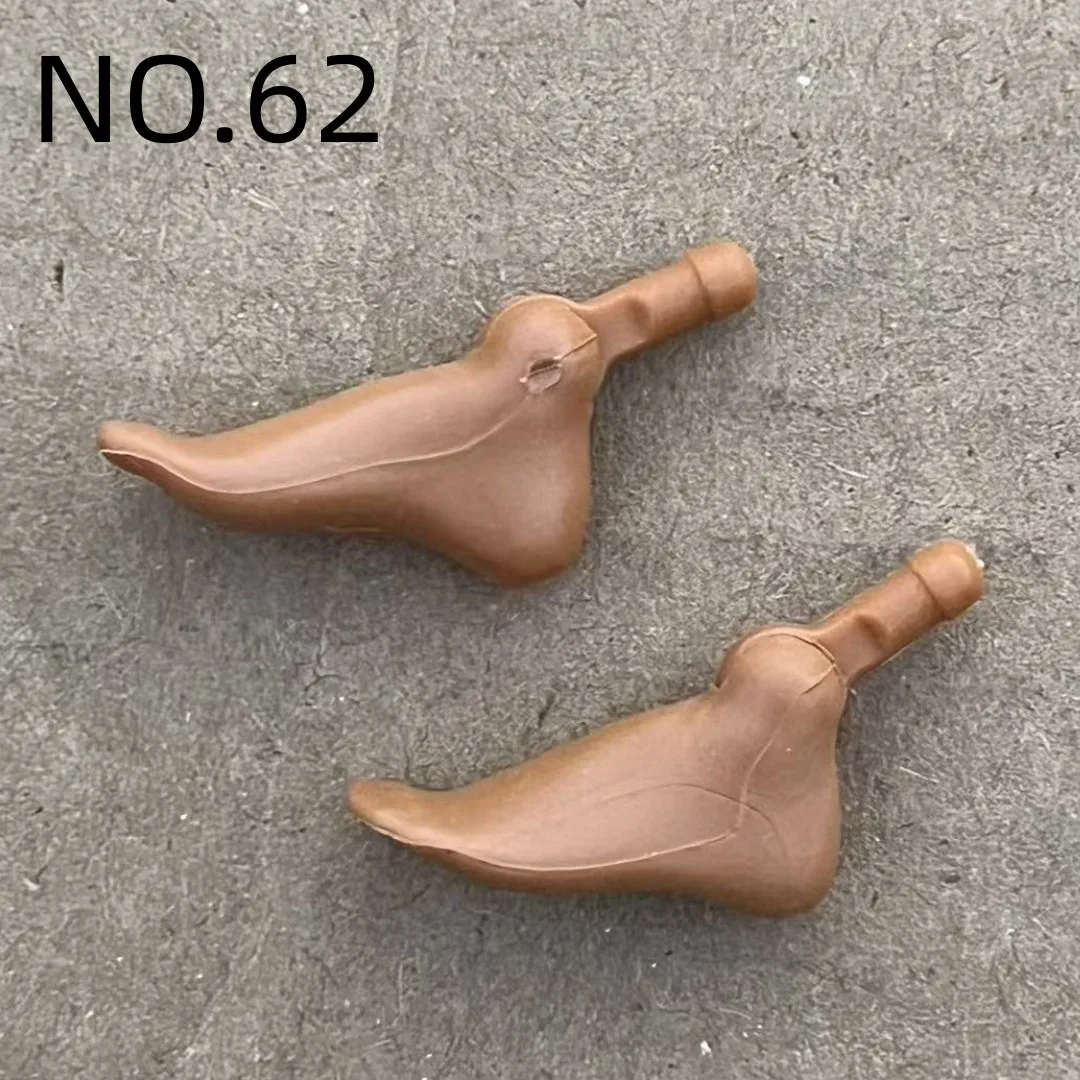 1/6 Scale Slim Monster Doll Parts - Elbows Feet Hands in Black White Brown Beige with Long Nail Options for Doll Accessories