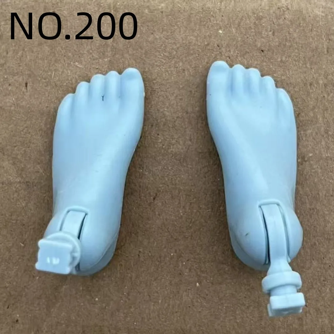 1/6 Scale Slim Monster Doll Parts - Elbows Feet Hands in Black White Brown Beige with Long Nail Options for Doll Accessories