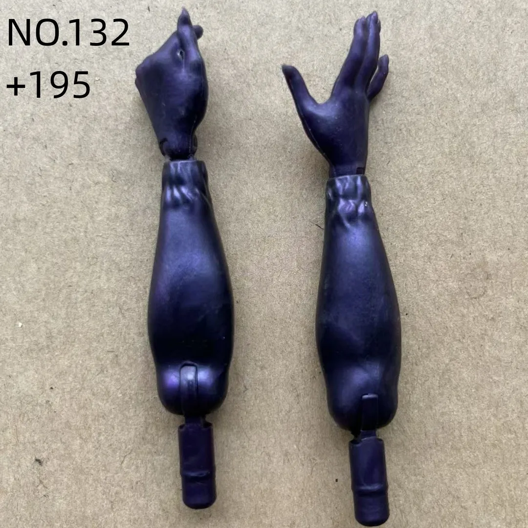 1/6 Scale Slim Monster Doll Parts - Elbows Feet Hands in Black White Brown Beige with Long Nail Options for Doll Accessories