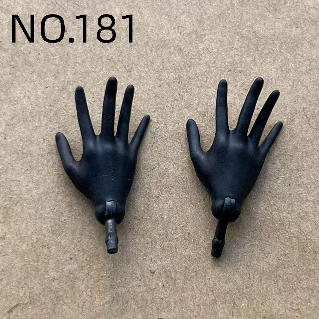 1/6 Scale Slim Monster Doll Parts - Elbows Feet Hands in Black White Brown Beige with Long Nail Options for Doll Accessories