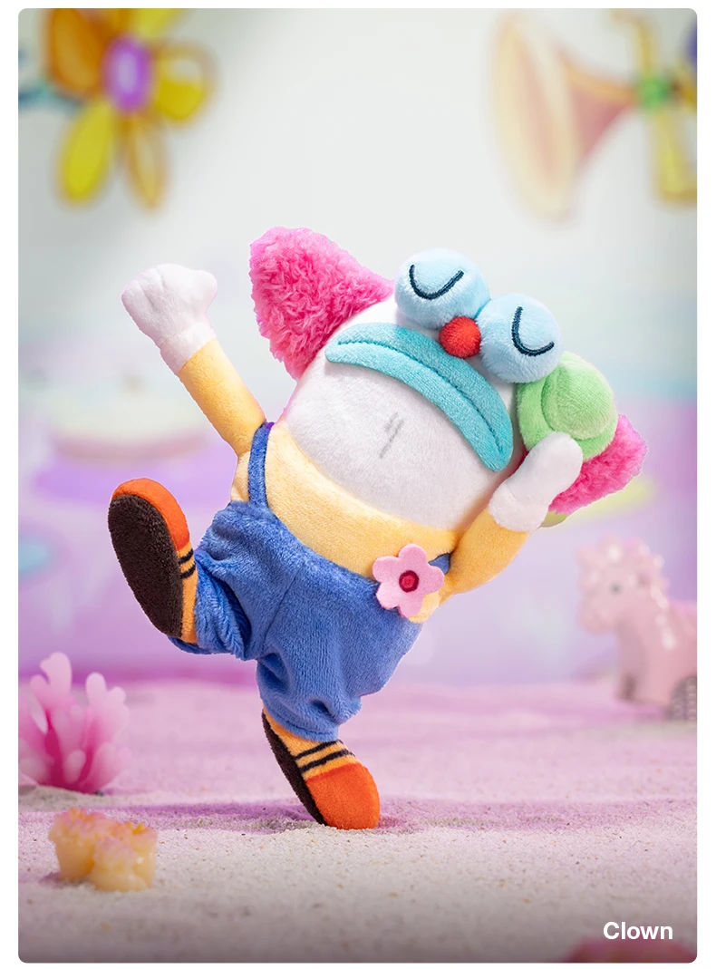 【EU】POP MART Residents of Bikini Bottom-Whimsical Plush Part2 1PC/6PCS Blindbox Collectable Figure Cute Gift
