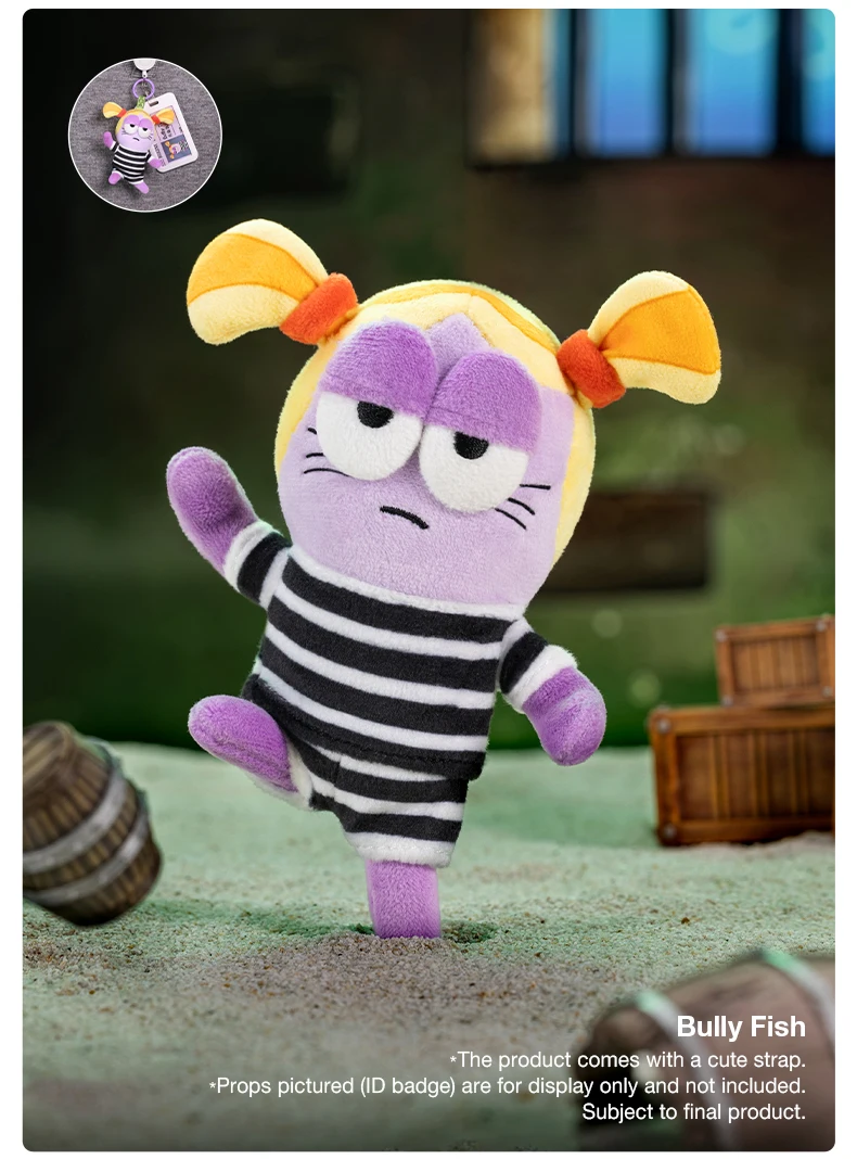 【EU】POP MART Residents of Bikini Bottom-Whimsical Plush Part2 1PC/6PCS Blindbox Collectable Figure Cute Gift