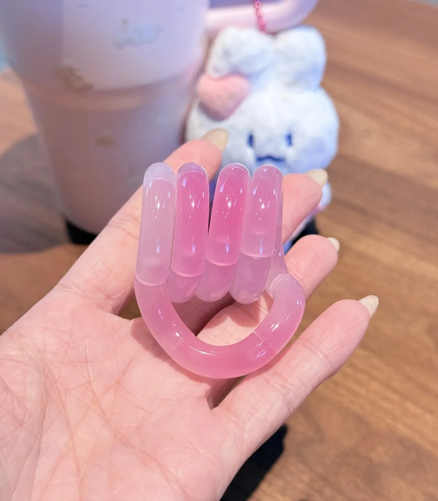 Deformable Gradient Silicone Rope Fidget Toy Stress Relief Deformation Knot Toy Fun Educational Antiestrés Juguetes