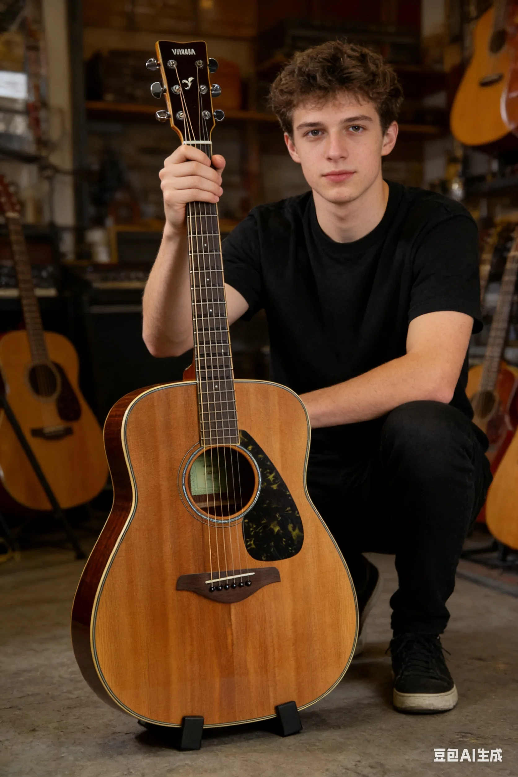 Guitar Steady Stands,Ultra-small Size Acoustic Guitar Stand,Portable Clamping Design Adjustable from 9cm to 12cm,Stand Upright