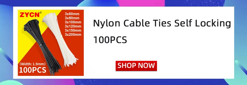 100Pcs Cable Tie Saddle Type Plastic Mount Base Wire Holder Fixing Seat USB Charging Data Line Winder Nylon HC-1/2/3/4/5 STM