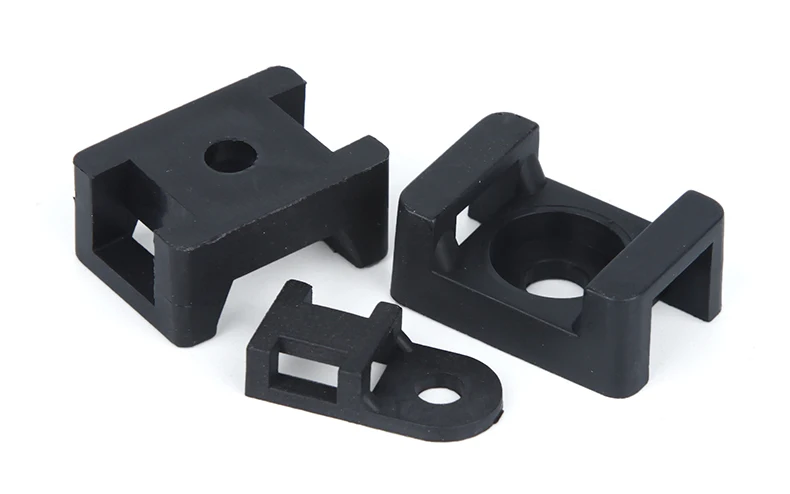 100Pcs Cable Tie Saddle Type Plastic Mount Base Wire Holder Fixing Seat USB Charging Data Line Winder Nylon HC-1/2/3/4/5 STM