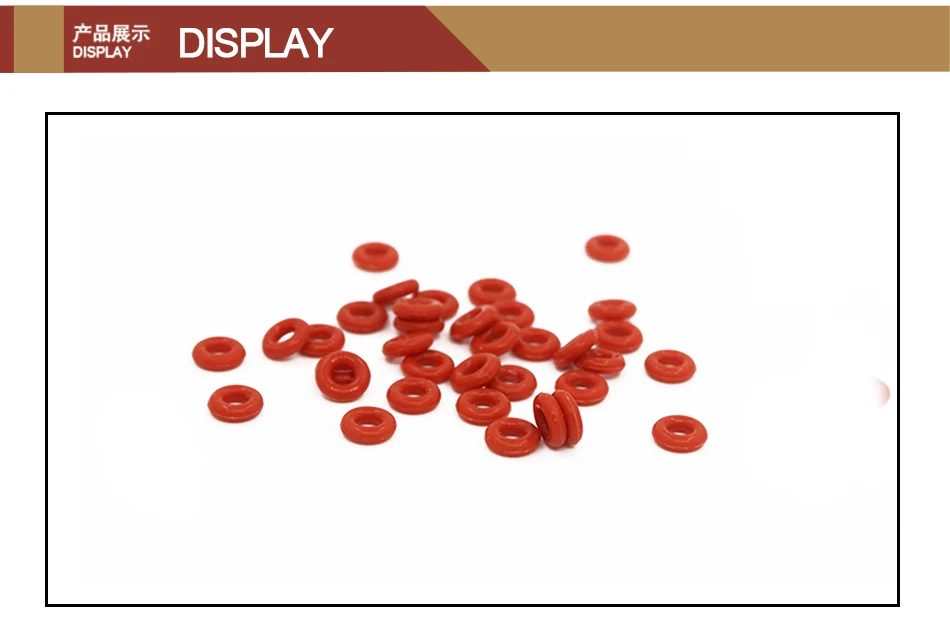 Red Silicon Ring 10PCS/lot Silicone/VMQ O-Ring OD5/6/7/8/9/10/11/12/13*2mm Thickness Rubber O Ring Seal Gasket Rings Washer-.-