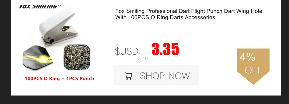 Fox Smiling Dart Flights Set 60PCS Multiple Styles Colorful PET Darts Flights Professional Darts Newly Dart Accessories