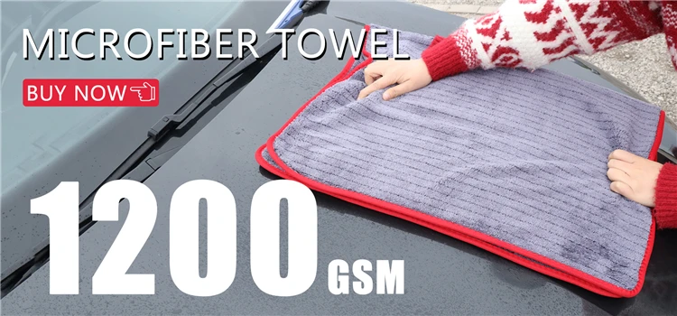 3/5/10pcs Car Wash Microfiber Towel Cleaning Drying Car Polishing Cloth Soft Edgeless Car Detailing Waxing Towel 40X40CM 350GSM