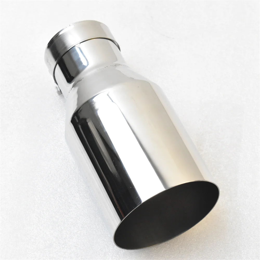 Universal Stainless Steel Exhaust Car Muffler Tail Throat Modification for E90 W222 Pipe Car Modification Accessory
