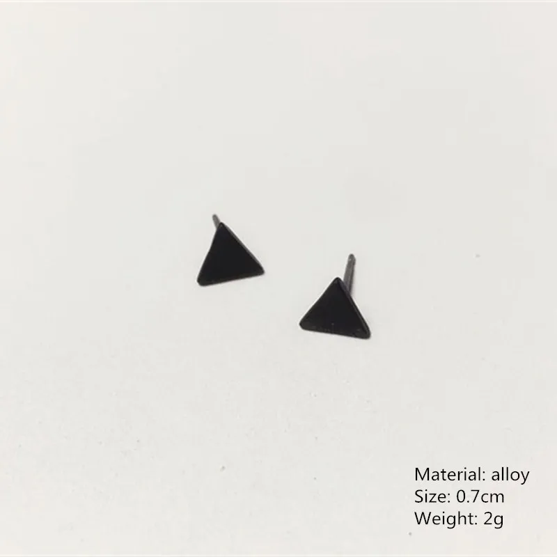 Black Hanging Long Earrings for Women Triangle Square Statement Drop Earrings 2025 Boucle Oreille Femme Fashion Jewelry