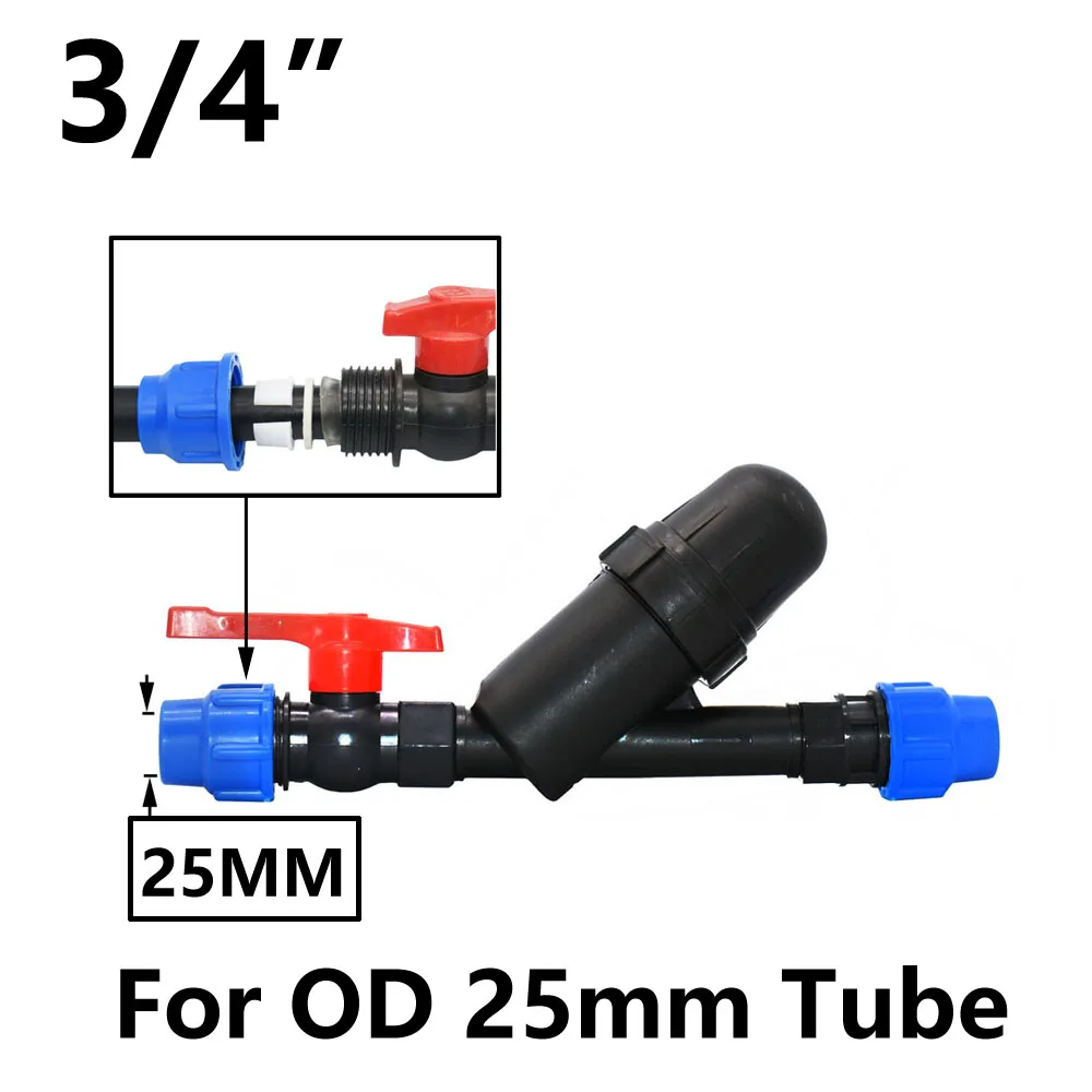 3/4" 1" 1.25",1.5",2" 120 Mesh Screen Filter Garden Drip Irrigation System Filter Mesh Agriculture Greenhouse Sprayer Watering