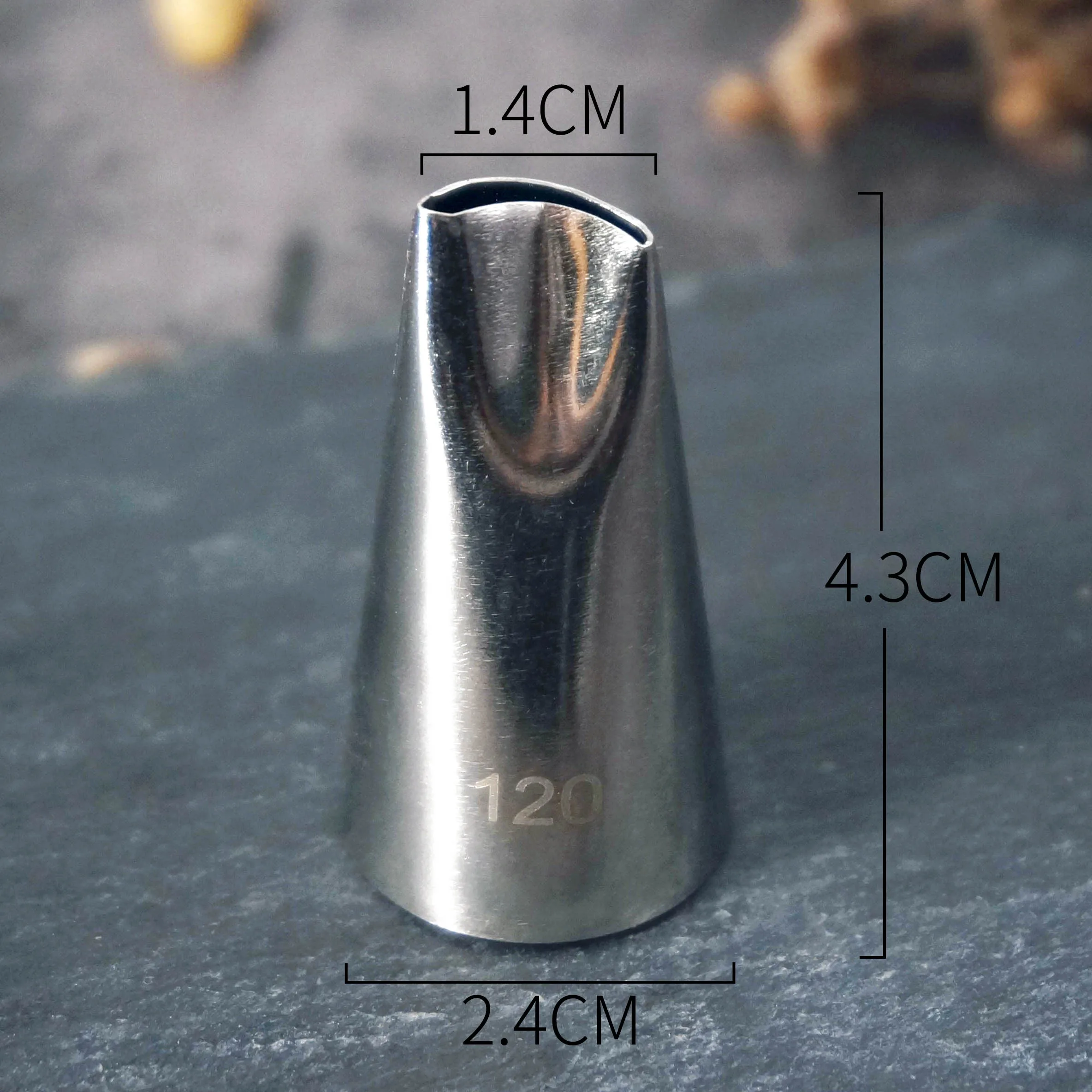#225 Piping Nozzle Korea Bean Paste Rose Petal Icing Tips Cake Decorating Nozzles Cream Pasting Tools Medium Size