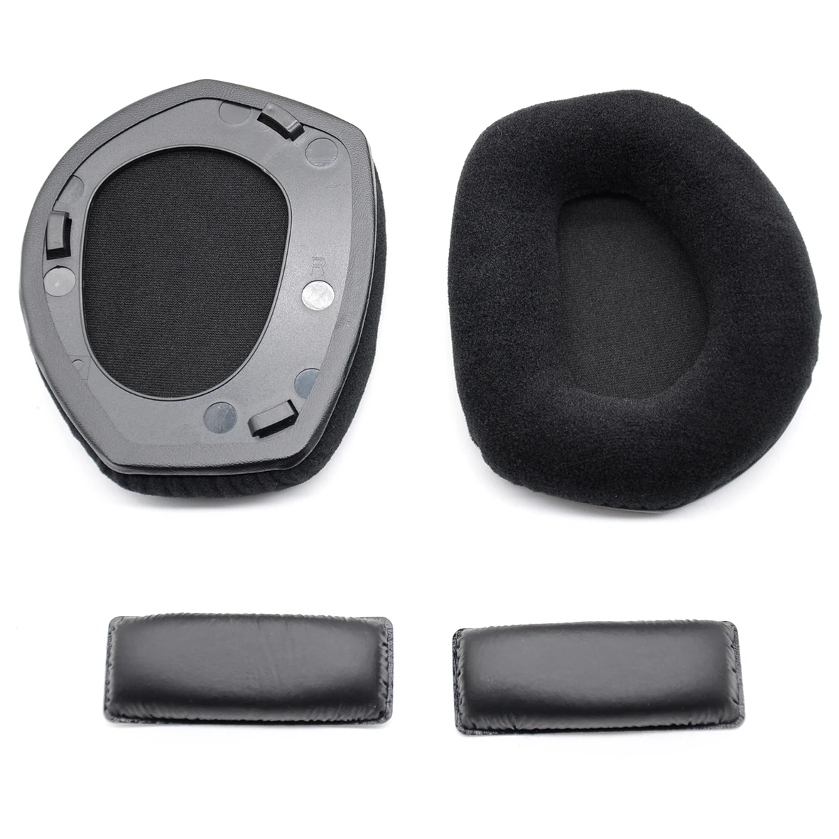 New Ear Pads for Sennheiser HDR 165 175 185 195 Headphones Velour Earpads Replacement Earmuff Cover with Plastic buckle