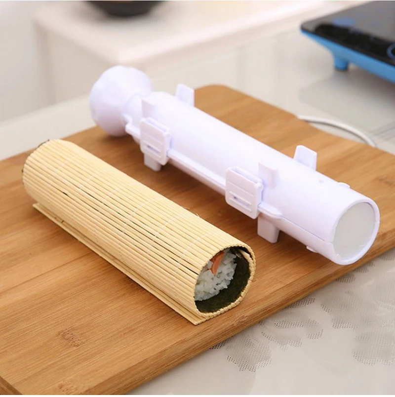Push-type Sushi Mold Instant Diy Seaweed Rice Ball Maker Seaweed Rice Ball Tool Set Household Full Set Accessories Kitchen Molds
