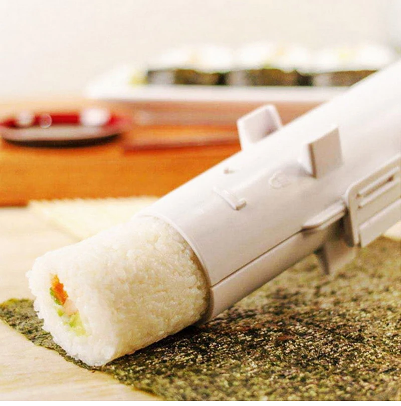 Push-type Sushi Mold Instant Diy Seaweed Rice Ball Maker Seaweed Rice Ball Tool Set Household Full Set Accessories Kitchen Molds