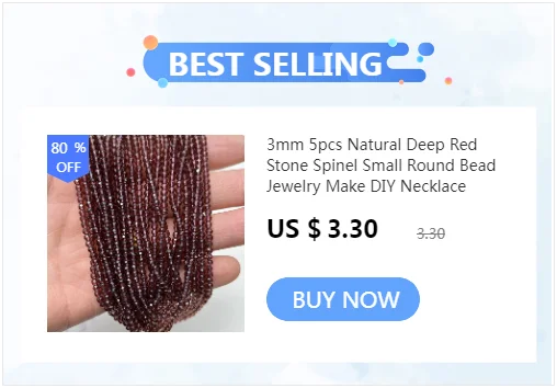 Round Beads Section 2mm Natural Semi-Precious Stone Spinel Yellow Loose Bead for Women Jewelry Making DIY Bracelet Necklace 38cm