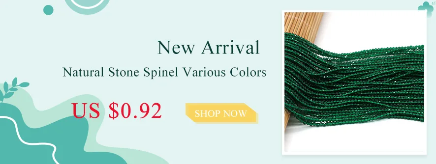 Round Beads Section 2mm Natural Semi-Precious Stone Spinel Yellow Loose Bead for Women Jewelry Making DIY Bracelet Necklace 38cm