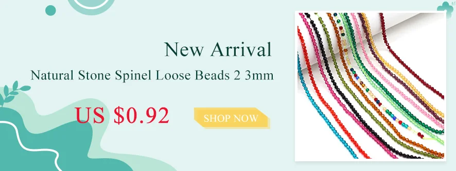 Round Beads Section 2mm Natural Semi-Precious Stone Spinel Yellow Loose Bead for Women Jewelry Making DIY Bracelet Necklace 38cm
