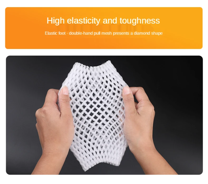 50PC Foam Net Sleeve Pocket Shockproof Protection Transport Packing Vegetable Fruit Wine Bottle Fragile Items Dedicated Mesh Bag