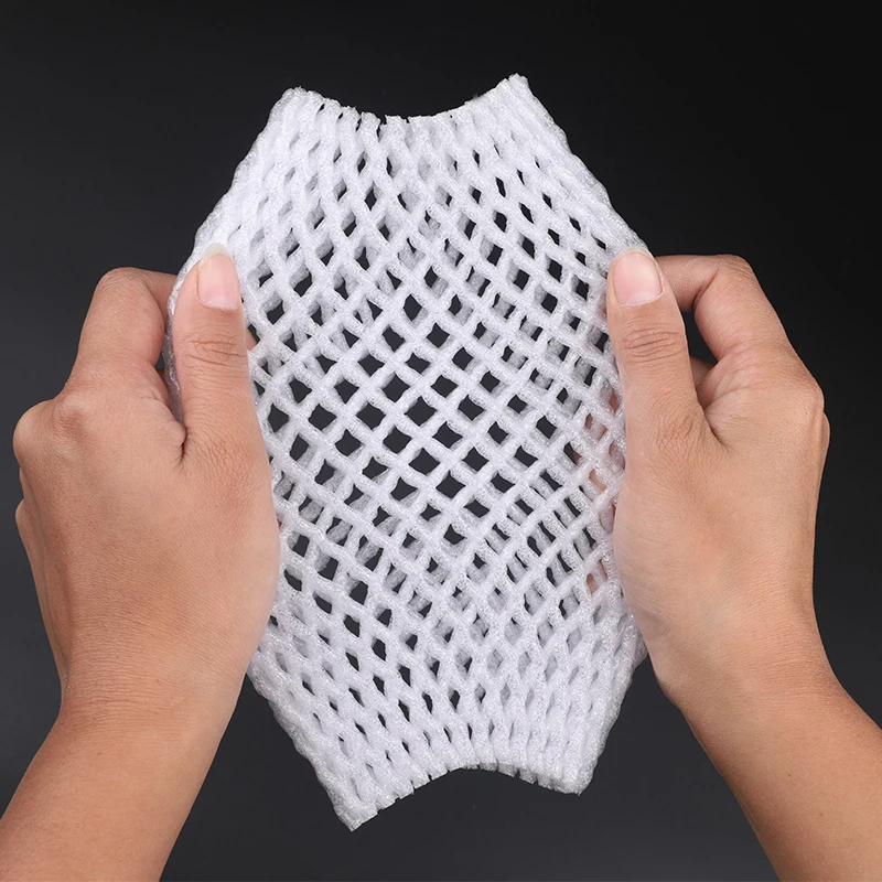 50PC Foam Net Sleeve Pocket Shockproof Protection Transport Packing Vegetable Fruit Wine Bottle Fragile Items Dedicated Mesh Bag