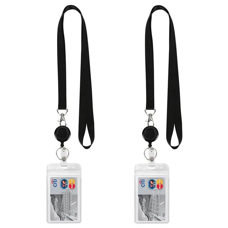 Name Card Holder Keychain Nurse Accessories Badges Set Lanyard ID Card Holder Neck Straps Nurse Business Card Holde Key Holder