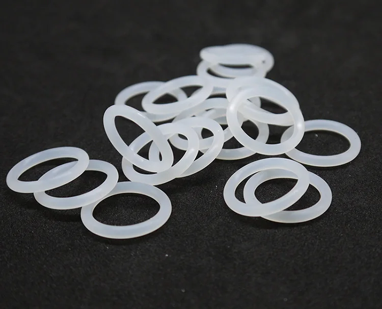 10/50pcs VMQ White Silicone Ring Gasket CS 2.4mm OD 8 ~ 30mm Food Grade Waterproof Washer Rubber Insulate O-Ring Rubber Ring