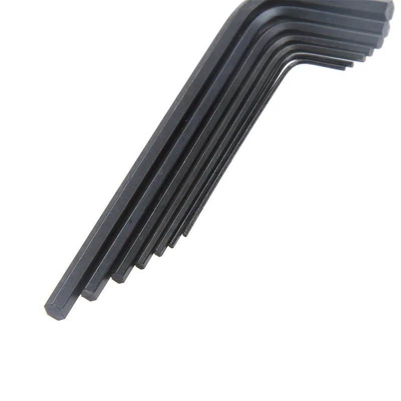 7Pcs 0.7/0.9/1.3/1.5/2/2.5/3mm Hexagon Allen Key Wrench Tools Set Bicycle Repair Tools Hand Repair Tools 0.7MM-3MM